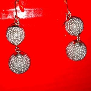Double beads earring